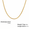 The Boulder Round Snake Chain