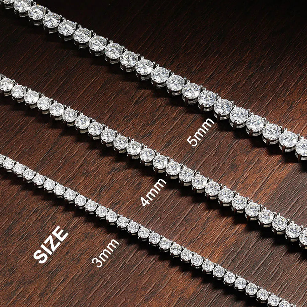 The Summit Moissanite Tennis Chain