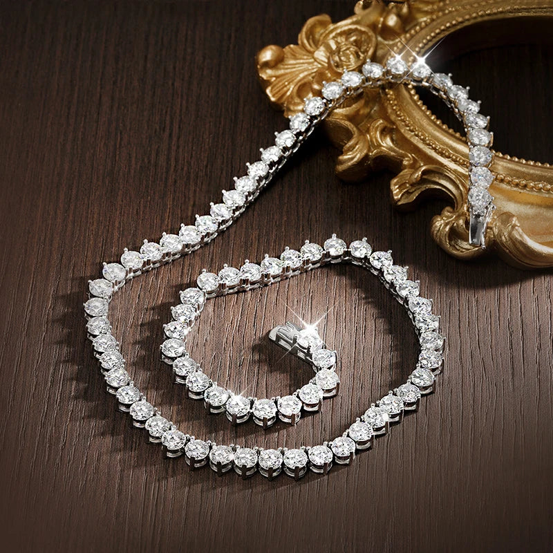 The Summit Moissanite Tennis Chain