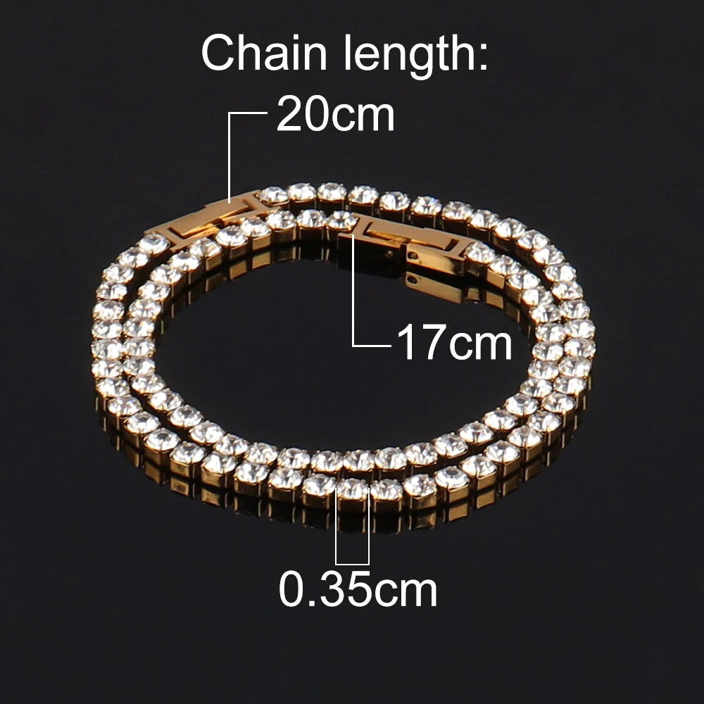 The Crested Butte Iced Tennis Chain