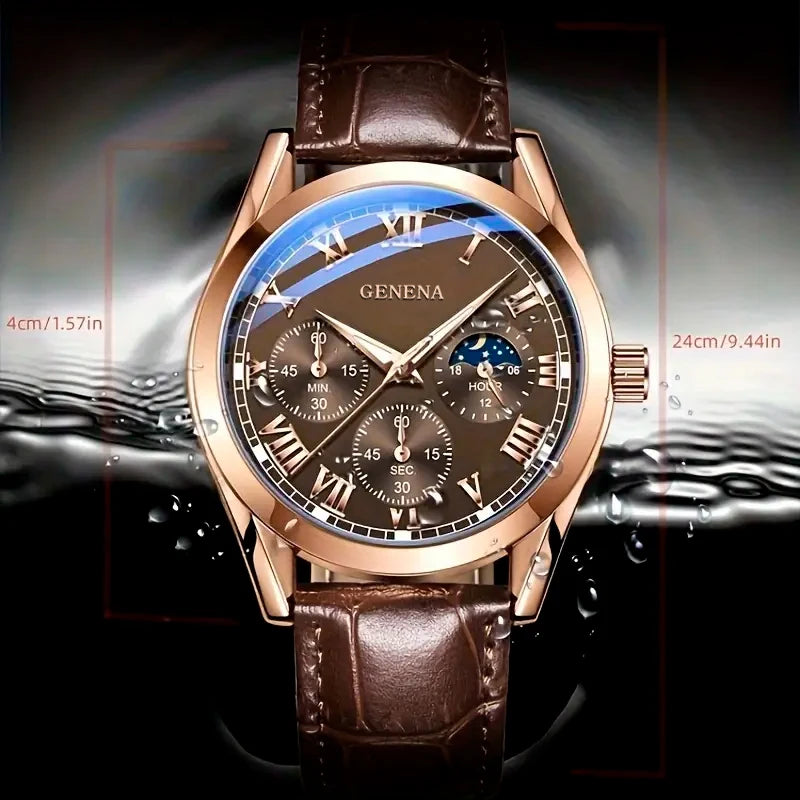 The Evergreen Rose Gold Dress Watch