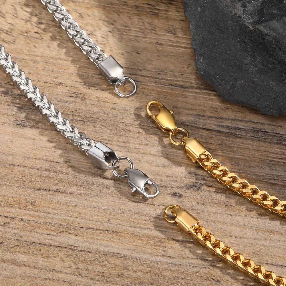 The Pikes Peak Franco Chain by Vnox