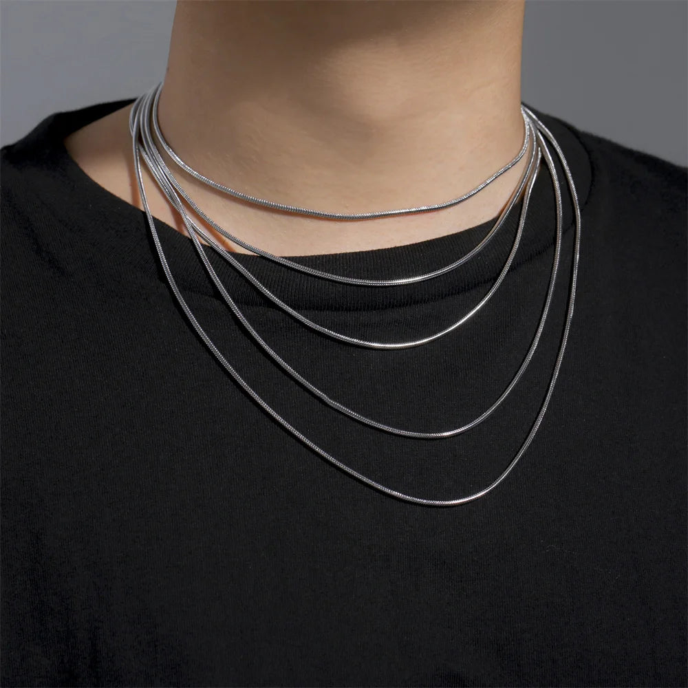 The Boulder Round Snake Chain