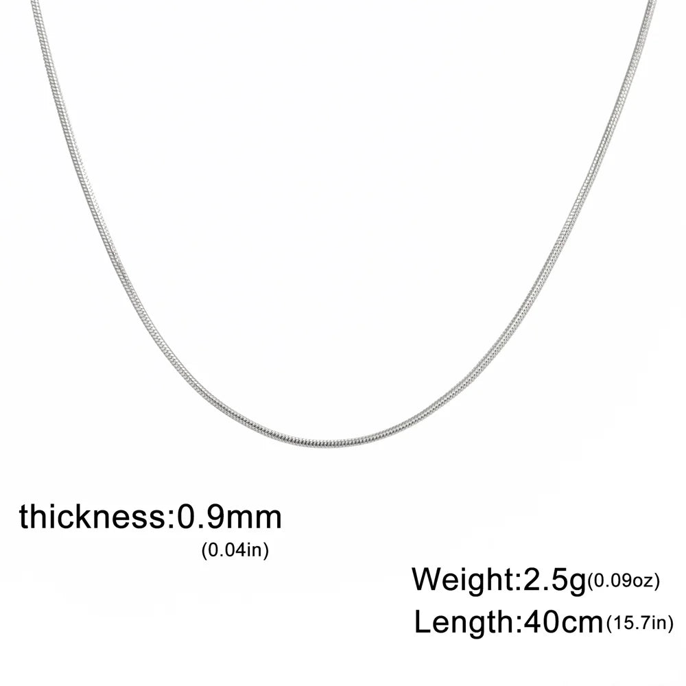 The Boulder Round Snake Chain