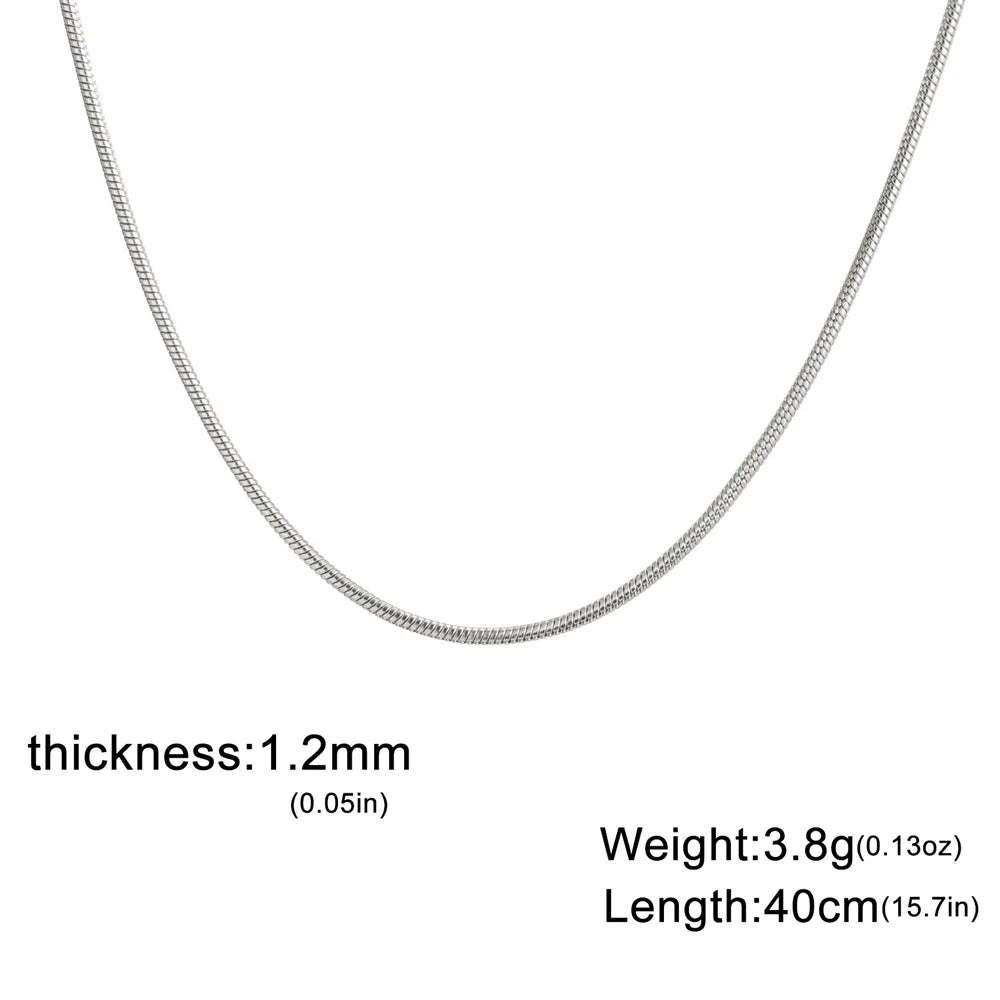 The Boulder Round Snake Chain