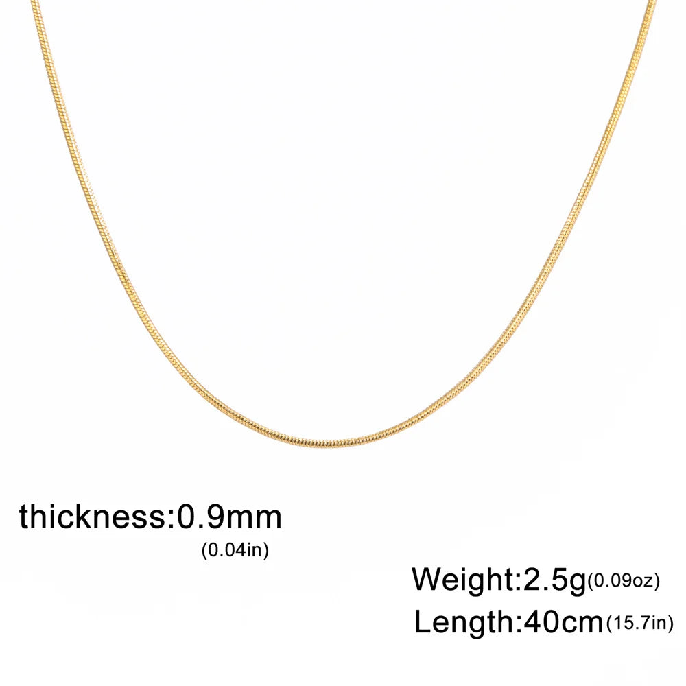 The Boulder Round Snake Chain