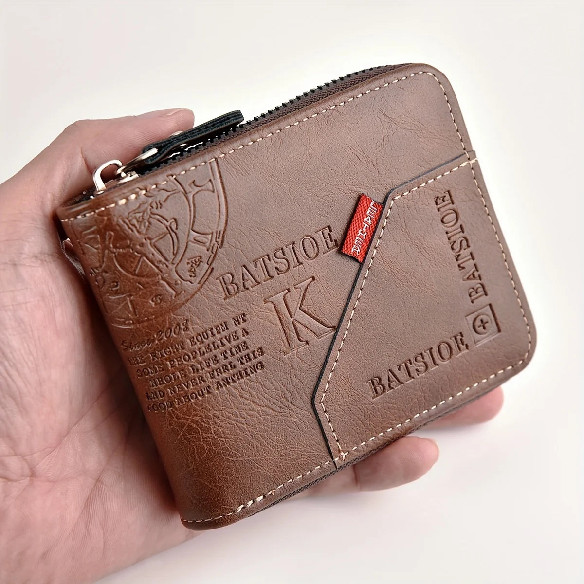 The Cherry Creek Waxed Zip Wallet