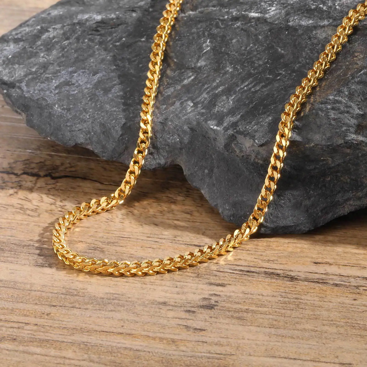 The Pikes Peak Franco Chain by Vnox